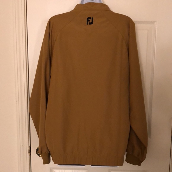Olive Tan Pullover Crewneck Jacket - Picture 13 of 16